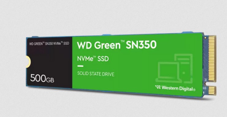 SSD Western Digital WD Green SN350 NVMe, 500GB, PCI Express 3.0, M.2